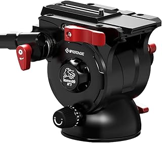 IFOOTAGE Camera Tripod Heads,Based Fluid Ball Head,360°Panoramic,Metal Video Head,with QR Horizontal Plate (K7)