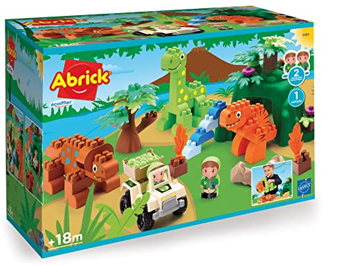 Jouet de construction Dinoland - Abrick - ECOIFFIER - A partir de 18 mois, Multicouleur