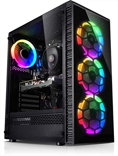 Kiebel 184289 - Ordenador de sobremesa (procesador Intel i7 10700F, 8 x 2,9 GHz, 16 GB DDR4, 500 GB SSD, NVIDIA Geforce RTX 2070 de 8 GB, para gamer, juegos de PC [184289]