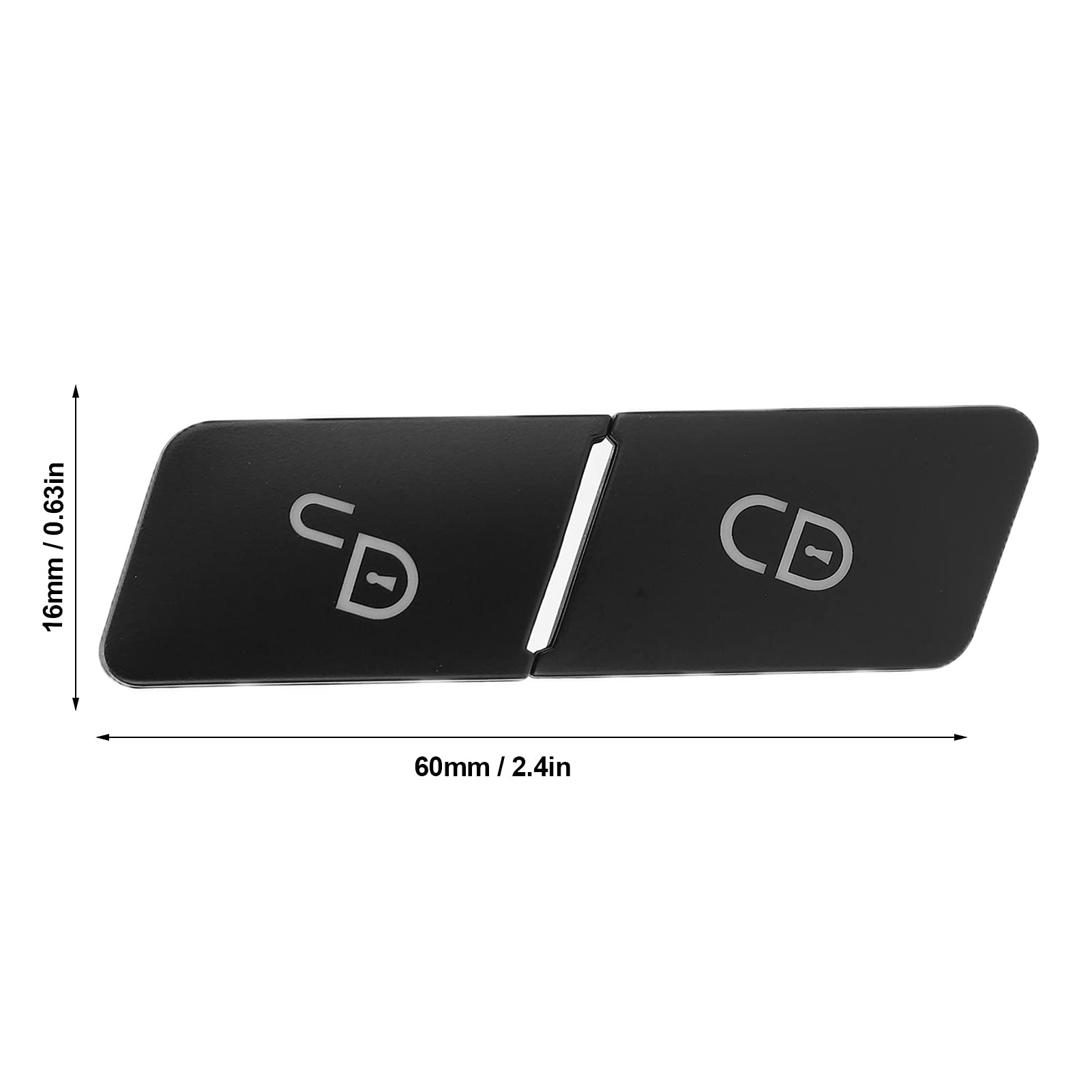 Interruptor De Bloqueo De Puerta, Interruptor De Bloqueo De Puerta, Lado Del Conductor, 2 Botones De Interruptor De Bloqueo De Puerta Izquierda Del Coche 2049058402 Reemplazo Para Benze-class W207 200