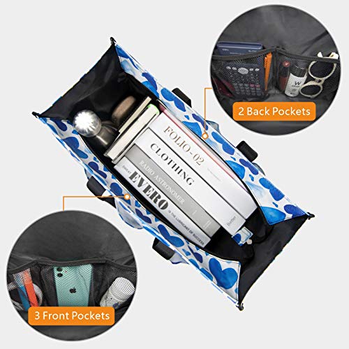 Image of TOPDesign Utility Water Resistant Tote Bag with 13 Pockets, Zipper Closure