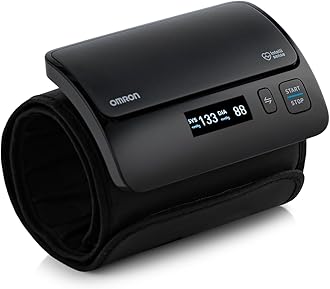 Omron Smart Elite+ HEM 7600T Tubeless 360° Accurate Arm Digital Blood Pressure Monitor With Intellisense Technology & Intelli Wrap Cuff With Bluetooth Connectivity to Store Historic Measurements