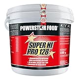 SUPER HI PRO 128 | Premium Mehrkomponenten Protein | Höchstmögliche Biologische Wertigkeit | 84% Protein i.Tr. | Low carb | Muskelaufbau & Abnehmen | Deutsche Herstellung | 5kg Eimer | Chocolate