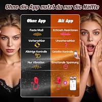 Sex Spielzeug für die Paare Frau Männer, Strap on BDSM Rose Vibration für Frauen, Bondage Vibratorensets für Frauen Klitoris G Punkt mit Fernbedienung Leise, Penisring Vibrator App,Sexspielzeug Spiele – Ansicht 7