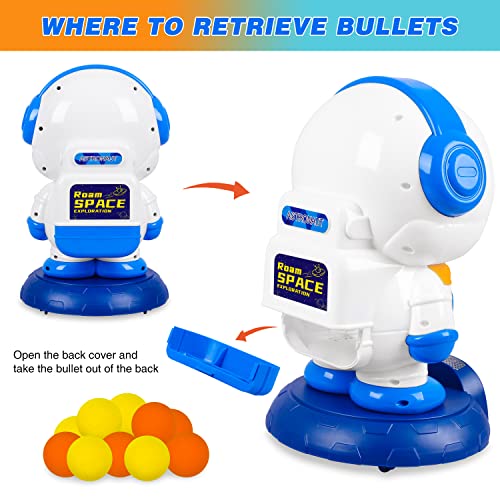 Shooting Game Toys For Kids, Shooting Target With 2 Air Toy Guns, 48 Foam Balls, 18 Soft Bullets, Lcd Score Record, Sound, Birthday Easter Gifts For Age 5 6 7 8 9 10+ Boys Girls #TOP3