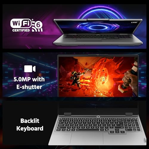 Image of Lenovo LOQ 17.3 inch FHD 165Hz Gaming Laptop, NVIDIA GeForce RTX 5050 8GB GDDR7, Intel i5-13450HX, 64GB DDR5, 5TB Storage (4TB SSD & 1TB Docking Station Set), Backlit Keyboard, Wi-Fi 6, Win 11 Pro, Gray