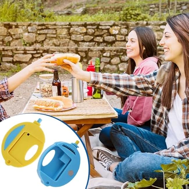 4 PCS Chip Clips Bag Clips Food Clips, 2025 New Food Sealing Safety Clip Plastic Bag Clips for Food, Snack Bread Sealing Clips Magnetic Bag Sealing Clips Bread Bag Sealer Clips for Kitchen