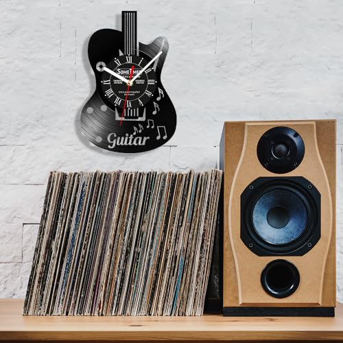 Reloj de Pared Analógico Vinilo Guitarra 12" miniatura 5