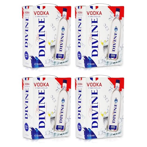 Bag-in-Box - Vodka Pure Divine 3 L. - Spirituosen - Wodka (4x 3L)