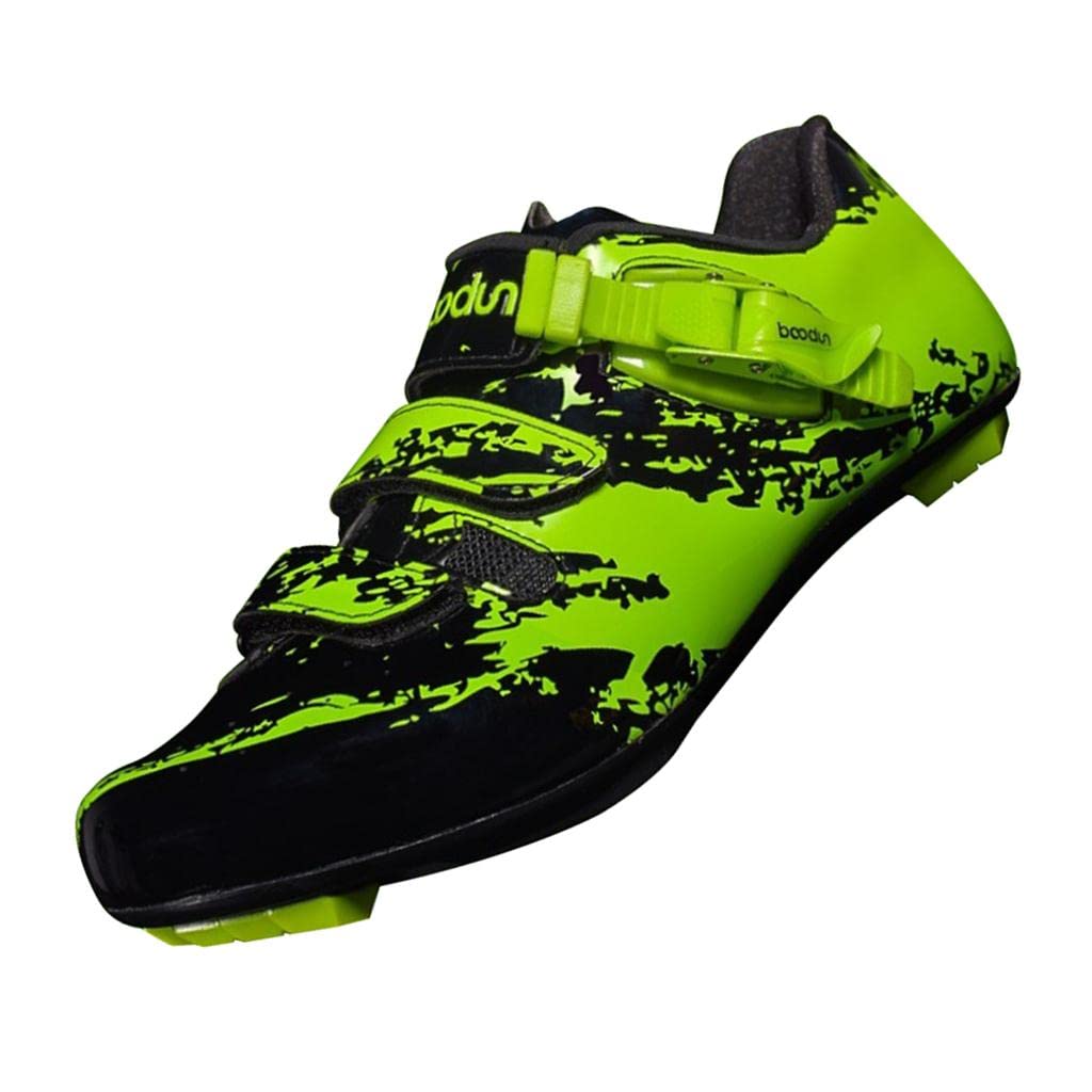 TRENDYNEST Men Road Cycling Shoes Bike Bicycle Biking Shoe Sneaker Wide Feet Green 44 | Cycling | Cycling Shoes & Shoe Covers | Men