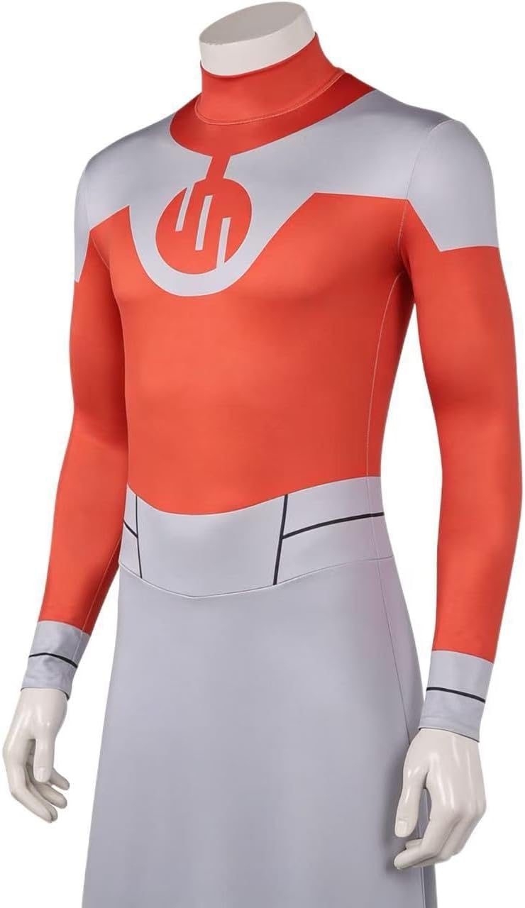 Thragg Costume Bodyduit for Adult Men Grand Regent Thragg Jumpsuit with Clock Halloween Cosplay Outfits
