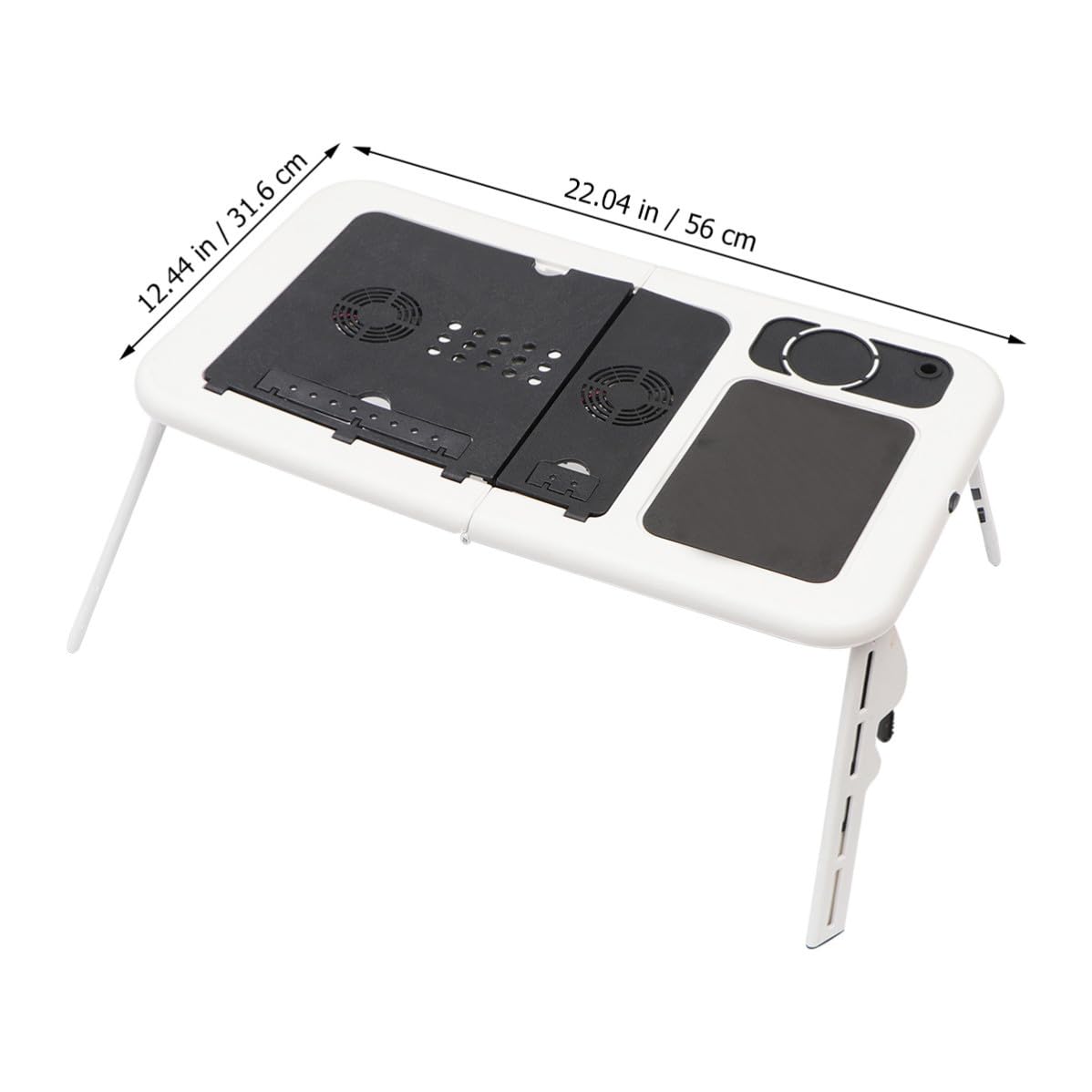 Escritorio Plegable para Portátil Soporte Estable, Refrigeración USB