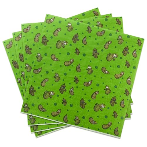 Pandecor 50 Pieces Disposable Paper Pickle...
