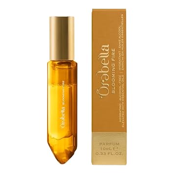 Orebella Blooming Fire Perfume, Travel Size Eau de Parfum for Women, Warm Floral Scent with Musk Notes 0.33 oz/10 Ml