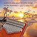Lydesy Kalimba 17 Keys Thumb Piano Solid Wood Mbira Finger Piano for Beginners with Tuning Hammer, Study Guide, Storage Bag - Gift for Adults & Kids
