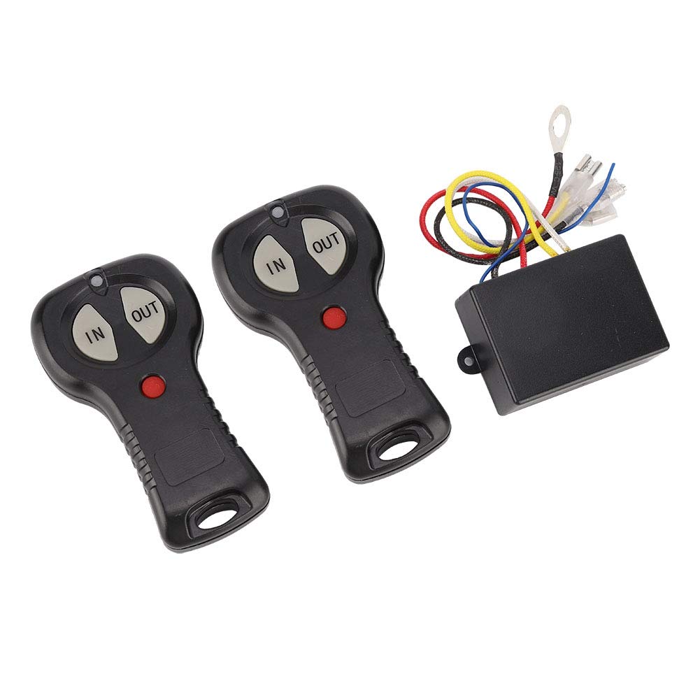 Yctze 1 Paire De ContrôLeur Sans Fil, Kit De ContrôLeur De TéLéCommande De Treuil Sans Fil Universel 12v Pour Interrupteurs De Treuil De Commande De Treuil De Camion De Voiture