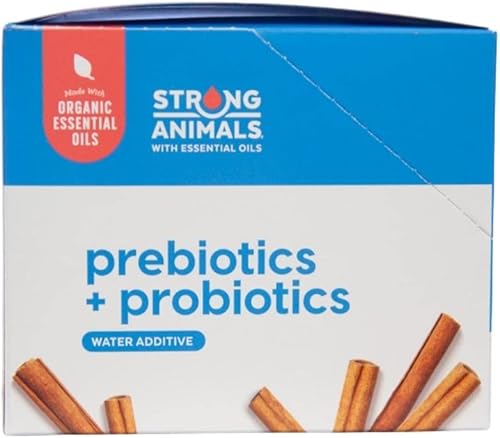 Miniatura 6 de Strong Animals Prebióticos y probióticos Salud diaria para bandadas de patio trasero que contienen aceites esenciales de canela (30 porciones)