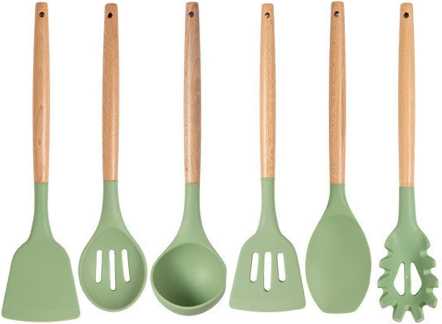 Set di Utensili da Cucina, Set di Utensili da Cucina Utensili da Cucina in Silicone Utensili da Cucina Antiaderenti