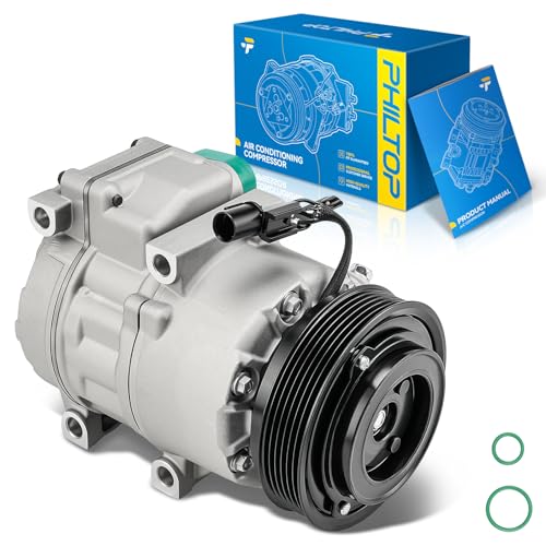 Image of PHILTOP 68313 NEW Air Conditioner AC Compressor with Clutch for Hyundai Sonata 2006-2009 2.4L, Kia Optima 2007-2008 2.4L