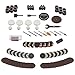 Dremel 709-02 110-Piece All-Purpose Rotary Tool Accessory Kit- Includes a Carving Bit, Sanding Drums, Grinding Stones, Cutting Discs, and a Storage Case, Gray