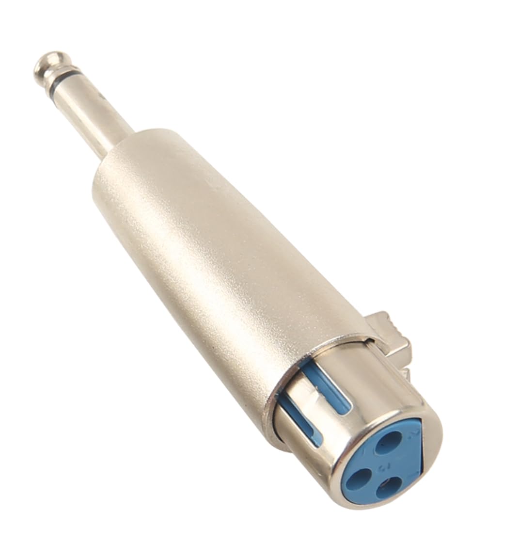 Am Audio Adattatore Audio XLR Femmina A Jack 6,35 Mm Maschio - Per Collegare Microfoni A Mixer O Interfacce Mak Xlr - Foto 12