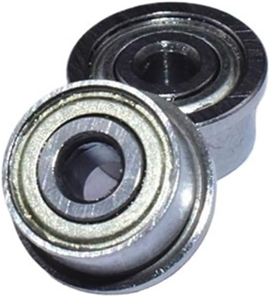 Flange Bearing 10pcs F603ZZ 3 * 9(10.5)*5(mm) Chrome Steel Metal Sealed High Speed Mechanical Equipment Parts