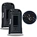 Creatrill 2 PACK Pistol Magazine Holsters | Inside The Waistband IWB Tactical Mag Holder | Concealment Single Double Stack Mag Pouch for 9mm/.40 cal/380 (small single stack 380/22/25 Cal)