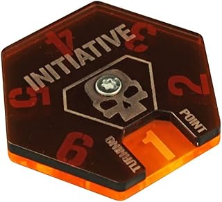 LITKO Initiative Turn Point Dial | Phase Tracker | Counter Wheel | Status Dial | Compatible with Warhammer: Killteam 2nd Edition