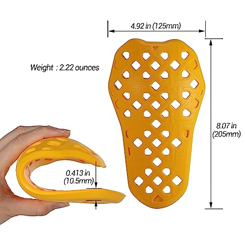 Surlim CE Level 2 Motorcycle Armor Motorcycle Elbow Knee Protector CE Elbow Knee Armor for Motorcycle Jackets Pants Inserts Pads [Pair]（Elbow/Knee） - Thumbnail 6
