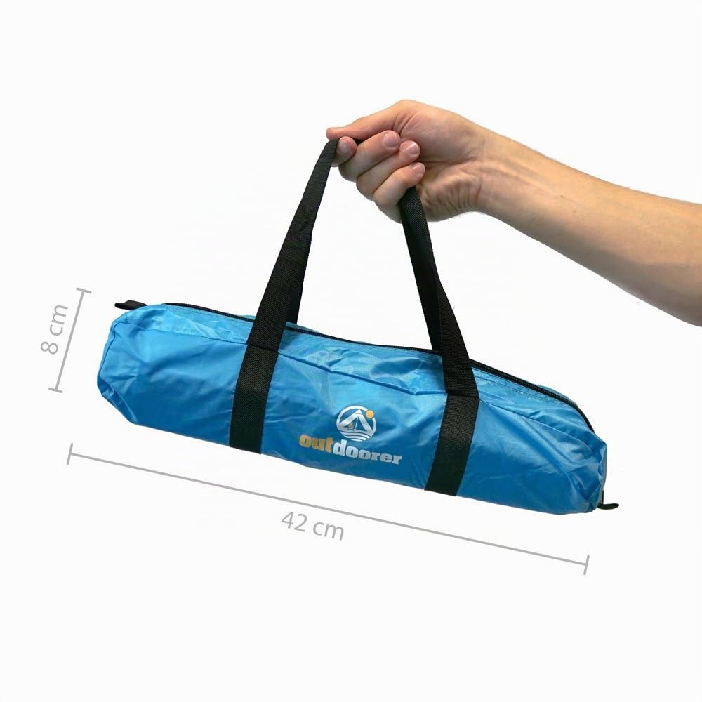 Tenda da spiaggia Helios UV 80 ultraleggera blu
