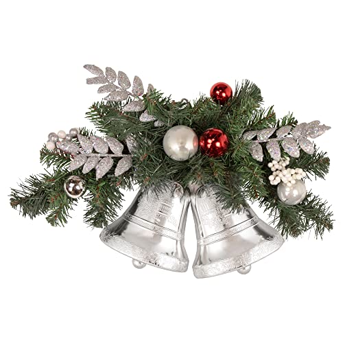 Northlight Decorated Pine Artificial Christmas Swag with Bells, 18