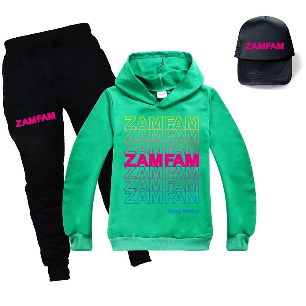 Zamfam Merch Kids Rebecca Zamolo Hoodie And Pants And Hat