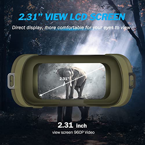 Jstoon Night Vision Goggles Night Vision Binoculars - Digital Infrared Night Vision For Viewing In 100% Darkness-Hd 1080P Image & Video From 300M/984Ft For Hunting & Surveillance #TOP2