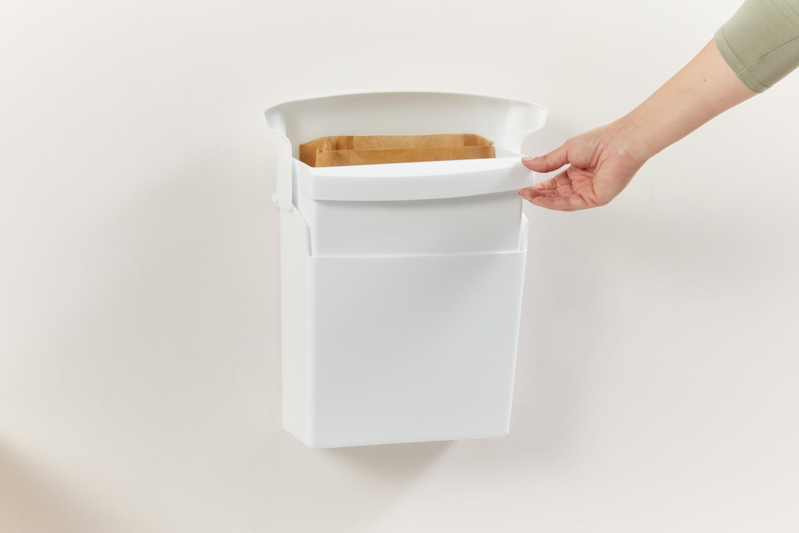 Rubbermaid Commercial 614000 pojemnik na serwetki sanitarne ze sztywną wkładką, prostokątny, plastik, biały