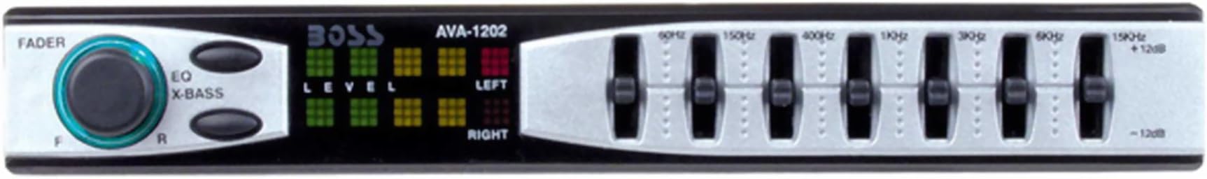 BOSS Audio Systems AVA1202 7 Band Pre-Amp Equalizer