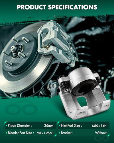Image of SCITOO 192883 Rear Left Disc Brake Caliper Fit For Mercedes-Benz For C230 2003-2007,For Mercedes-Benz For SLK300 2009-2011,For Mercedes-Benz For SLK350 2005-2011, Double Pistons