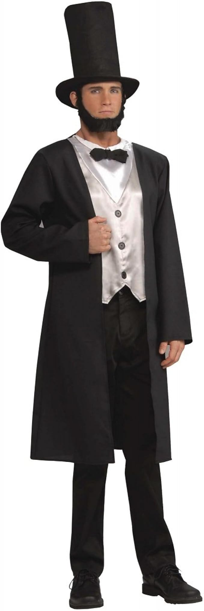 Abe Lincoln Costume Adult Costume Black Amazon Co Uk Toys Games