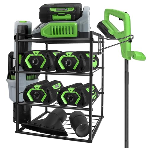 GIASSVIO Black Alloy Steel Power Tool Organizer Wall...