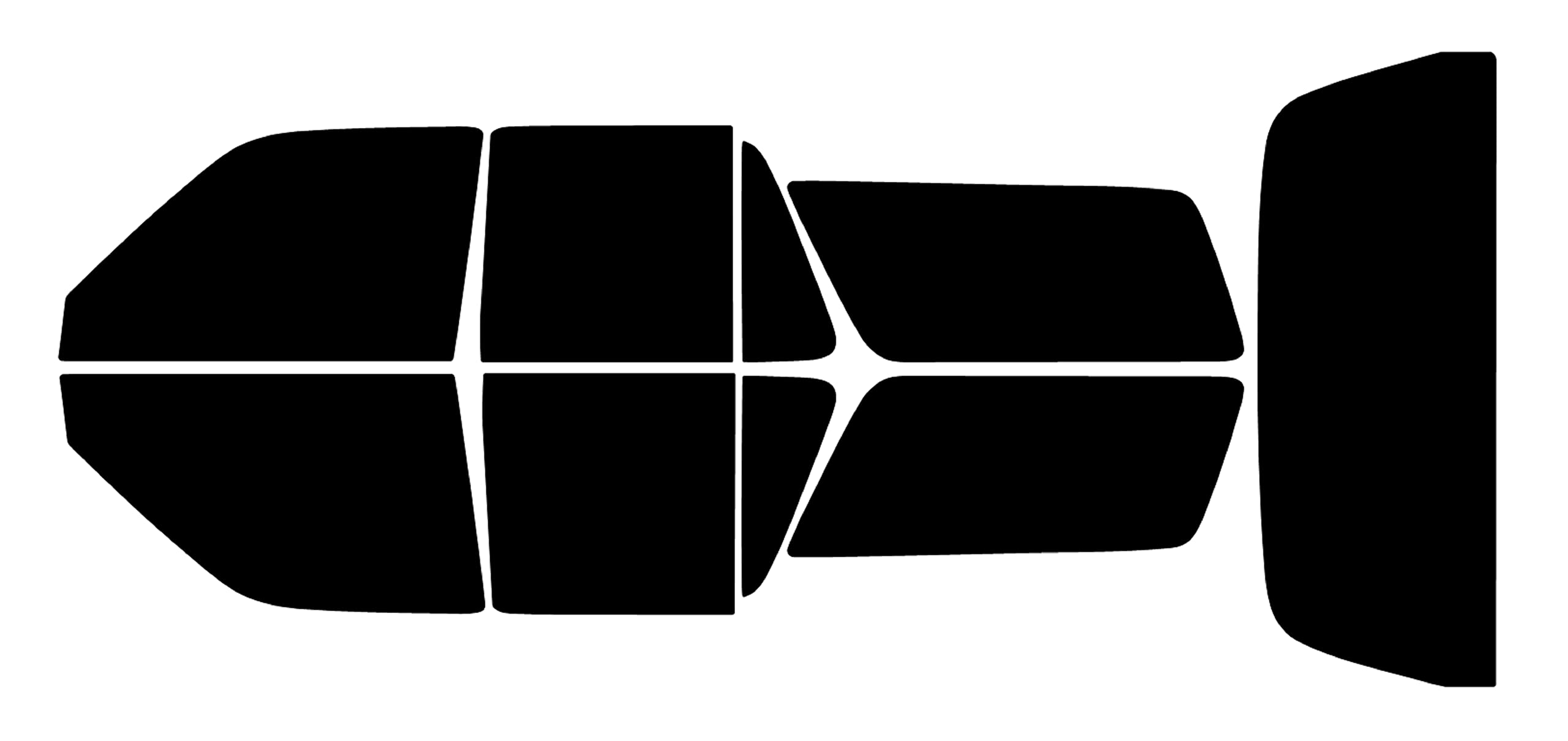 True Line Automotive Window Tint Film for Cars Compatible with Toyota 4 Runner SUV 1990-1995 - Customizable All Side and Back Windows - Car Window Tint - Pre Cut Window Tint for Car Windows