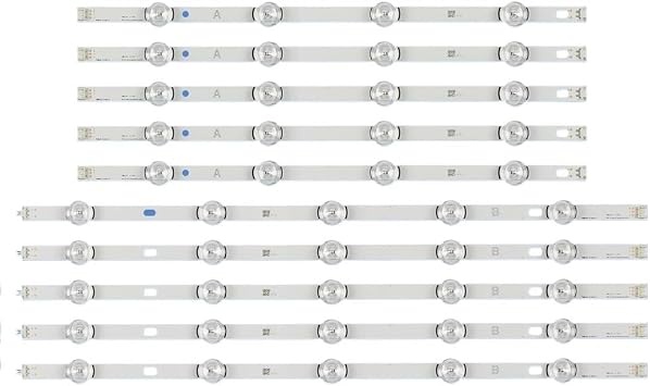 10 PCS/مجموعة LED الخلفية قطاع للتلفزيون 49 بوصة 49 LB5550 49 LF5500 صالح لInnotek DRT 3.0 49 "A/B 6916 L-1944 A 6916 L-1945 A