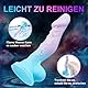20cm Dog monster natur dildo mit Saugnapf, 15cm soft silikon Fantasy real penis dildo G-Punkt-P-Punkt-Stimulator, realistischer tier drachen pferde Analdildo Saugdildo sex spielzeug für Frauen Männer