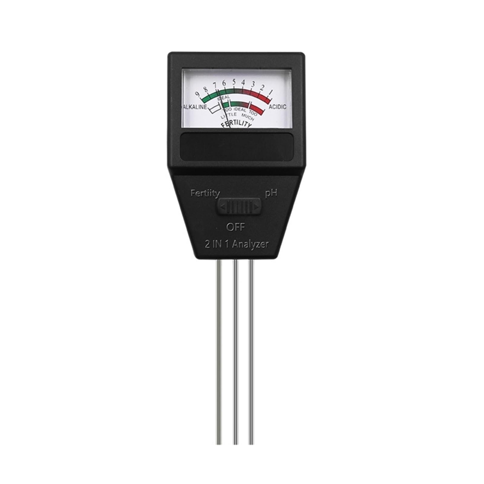 JVDDI Soil PH Meter Soil Fertility Tester Soil Tester Great for Home & Garden Plants Care Lawn Farm