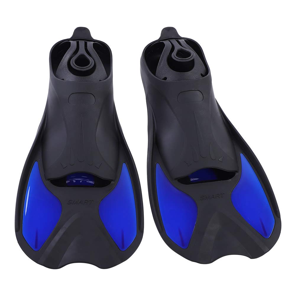 Cyrank Swim Training Fins, 1 Pair Unisex Snorkelling Fins Silicone Diving Fins Flexible Swimming Flippers for Men Womens Comfortable Snorkeling(XL)