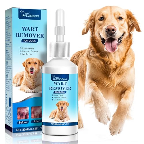 SHIUMORE Dog Wart Remover: 20ML Dog SkinTag Removal, Natural Dog Wart Removal Treatment, Rapidly Eliminates Dog Warts & Dog Skin Tags - Fast Acting & Effective, No Harm & Pain-Free (20ML)