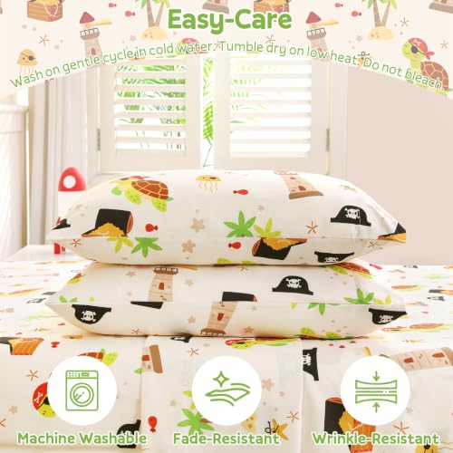 ChicView Twin Size Kids Sheets Set, 3 Pieces Bed Sheet Sets for Children - image 6
