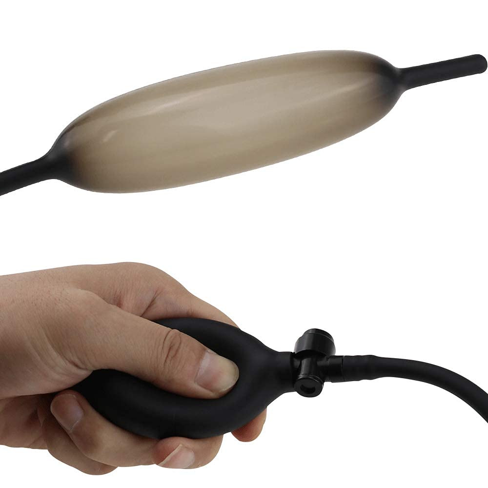 Dilatateur urétral Gonflable réglable en Silicone, agrandissement du Bouchon de pénis, dilatateur urétral élégant, Bouchon de sperme, stimule Le Masseur urétral, Jouet Sexuel for Hommes