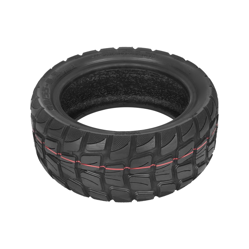 11 Pouces TUOVT Pneu épais résistant à l'usure 90/55-6,5 pour scooter électrique, conduite tout-terrain, pneu tubeless
