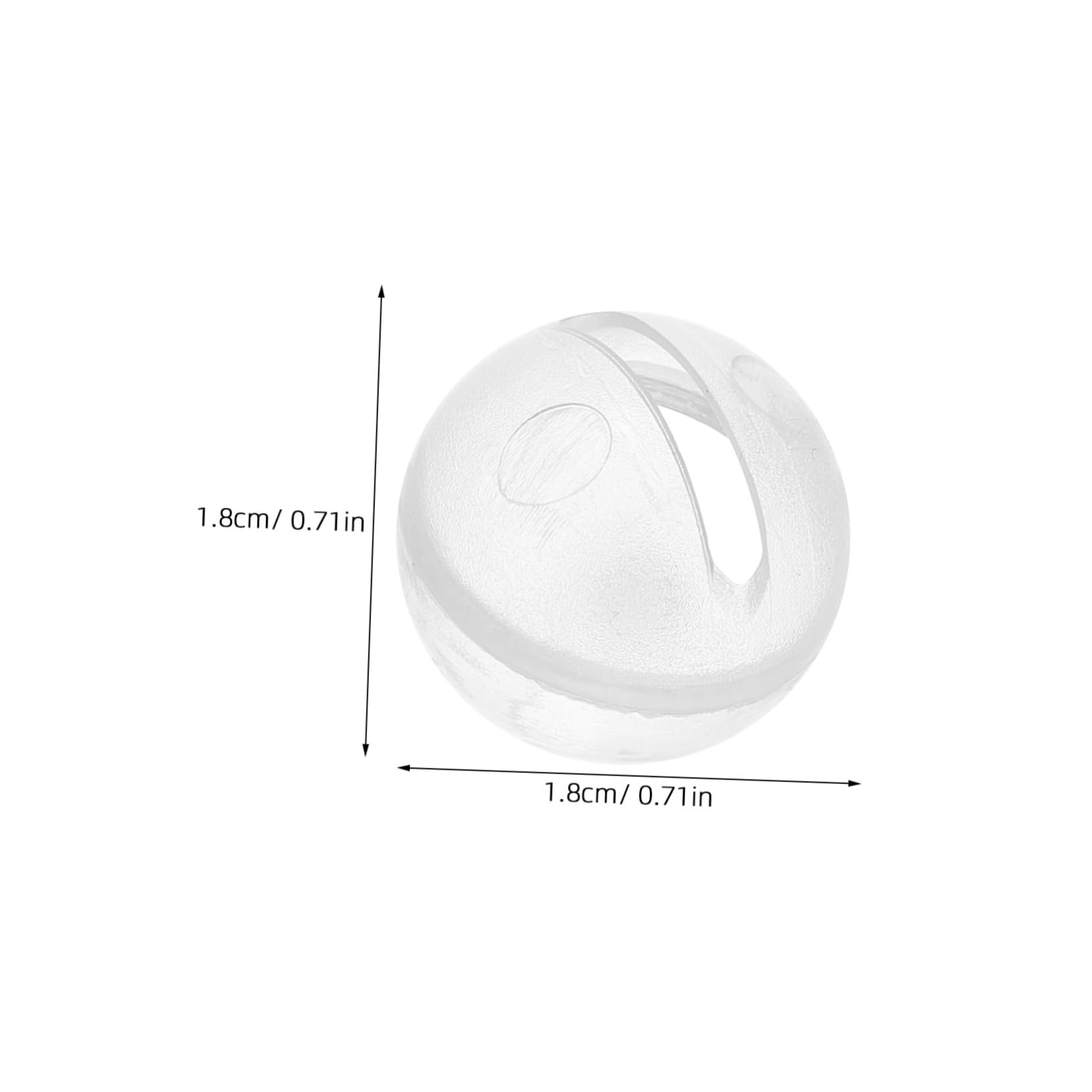 VICASKY 30pcs Box Built-in Rattle Bed Rattle Doll Rattles Girl Rattle Doll Rattle Newborn Rattle Rattle Transparent Plastic