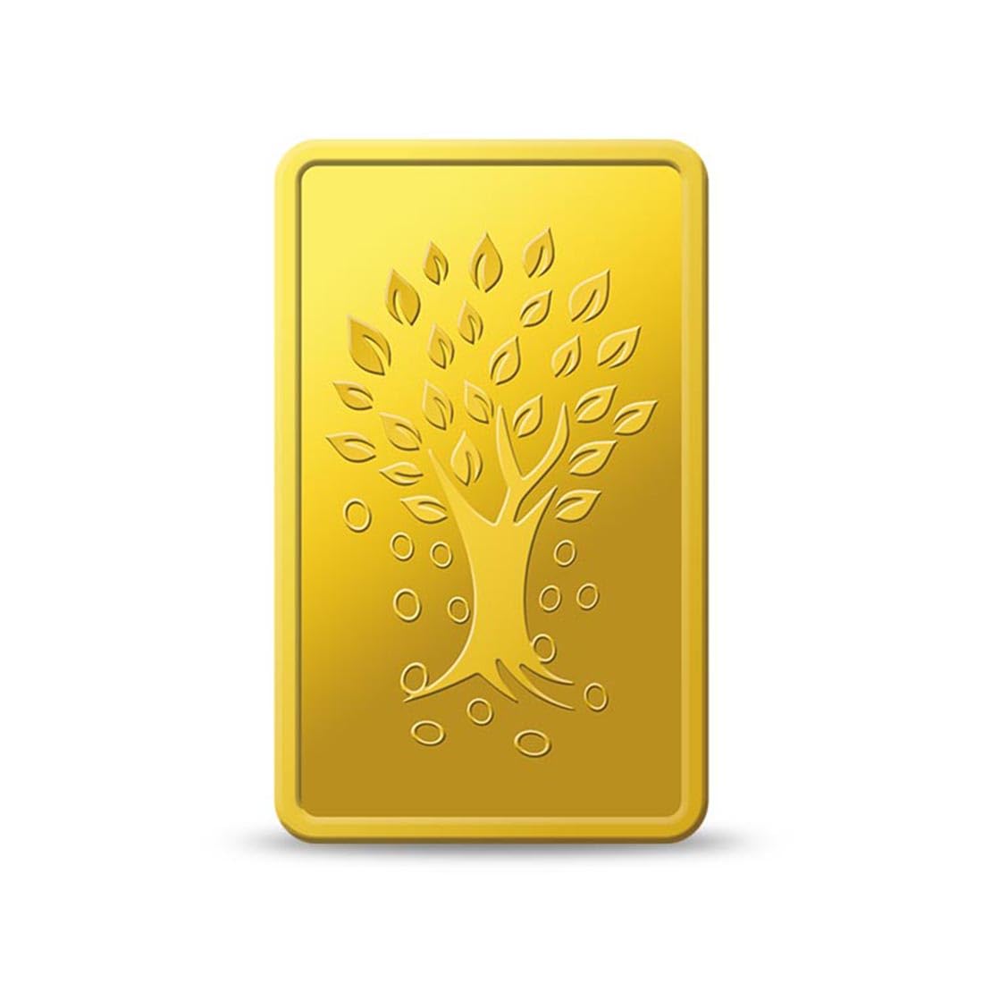 24k (999.9) Kalpataru Tree 2 gm Yellow Gold Bar