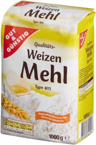 Gut & Günstig Weizenmehl Type 405 1kg